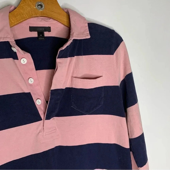 J. Crew Forever 1984 Rugby Stripe Shirt Dress - Picture 5 of 10